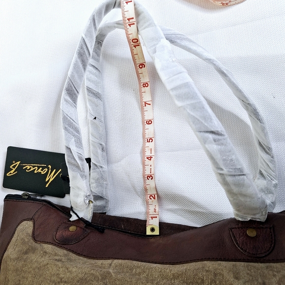 NWT Mona B brand "Fall Into It" Recycled Leather Fall Purse. - Picture 4 of 13